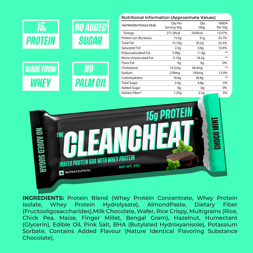 Chocomint Protein Wafer- Pack of 6