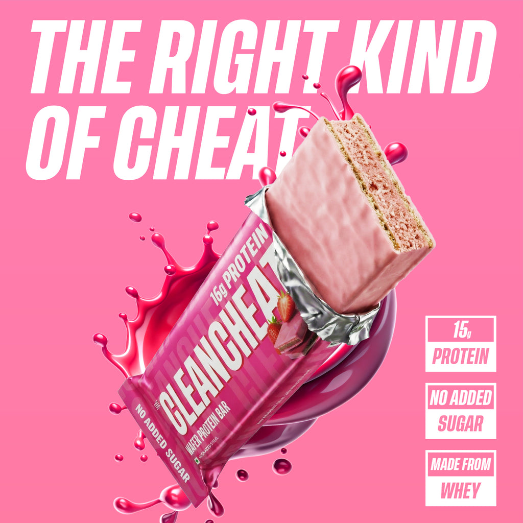 Strawberry Protein Wafer- Pack of 6