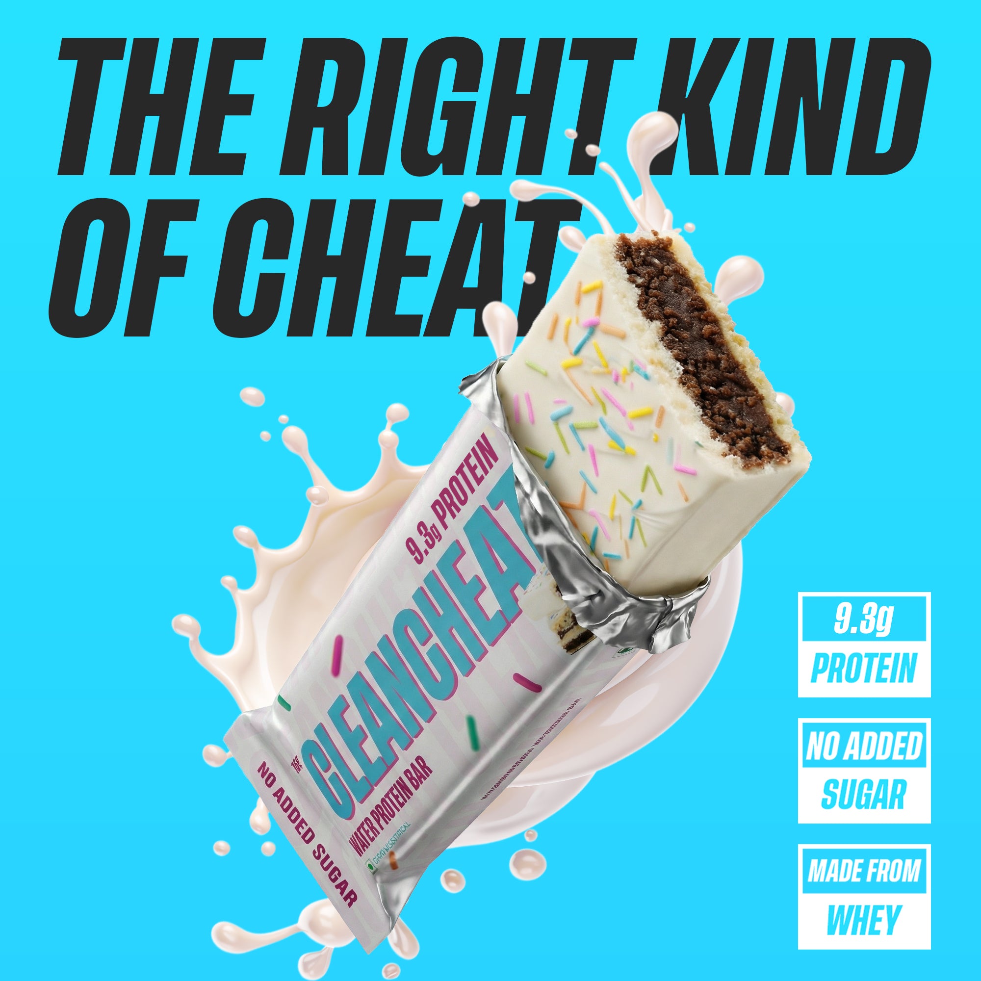 Lite Protein Wafer- Birthday Cake (Pack of 6)