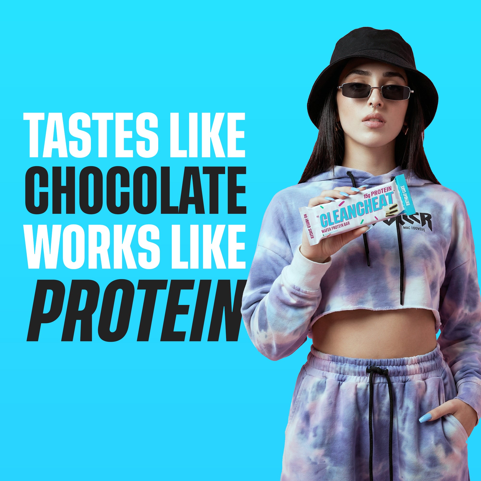 Lite Protein Wafer- Birthday Cake (Pack of 6)