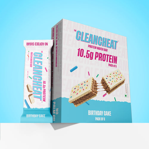 BIRTHDAY CAKE WAFER PROTEIN BAR- PACK OF 6
