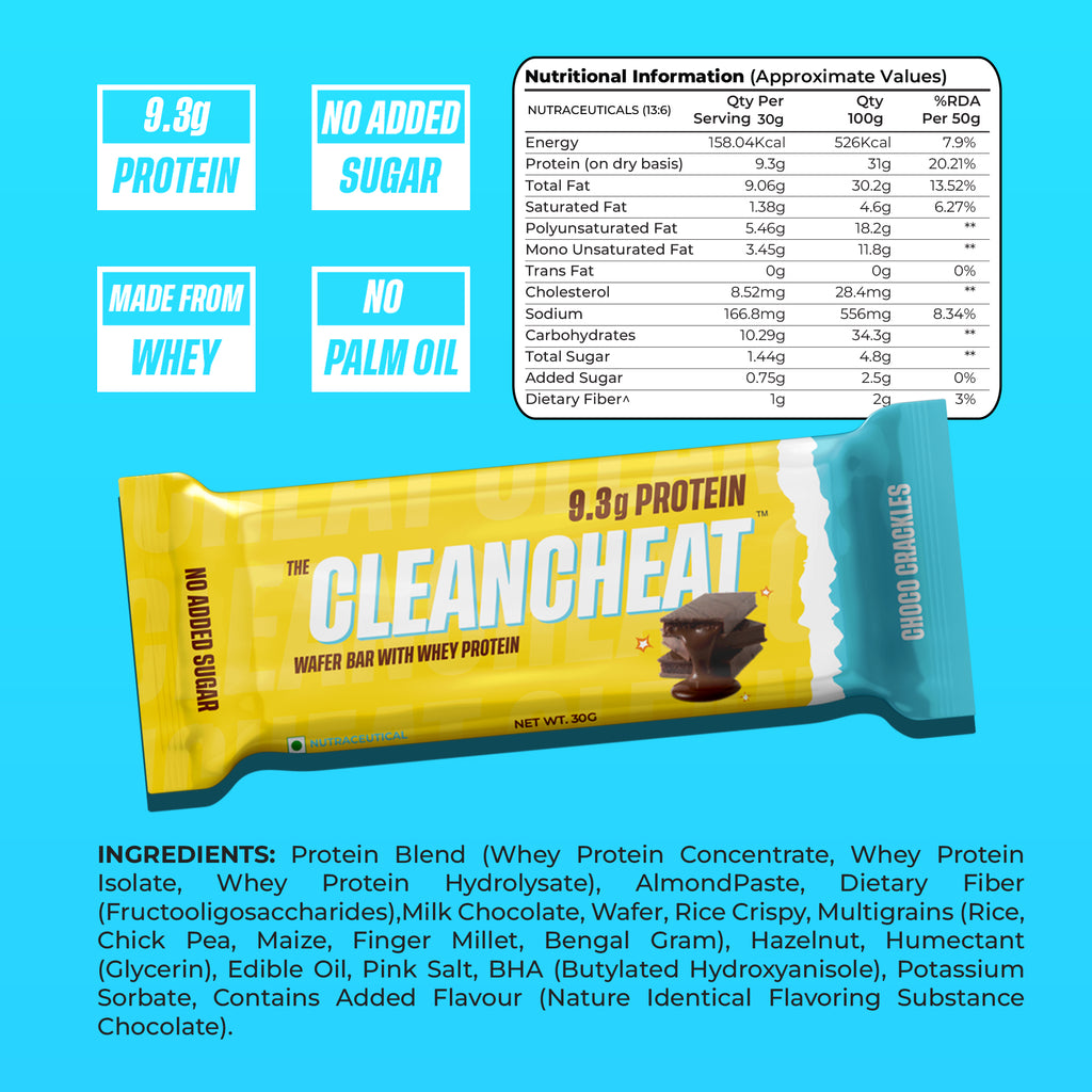 Lite Protein Wafer - Choco Crackle (Pack of 6)