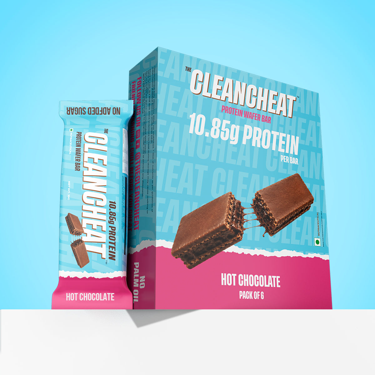 HOT CHOCOLATE WAFER PROTEIN BAR- PACK OF 6
