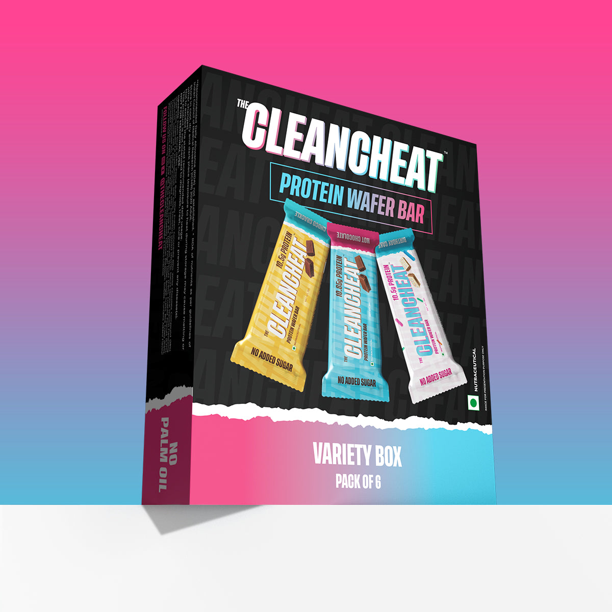 VARIETY BOX WAFER PROTEIN BAR- PACK OF 6